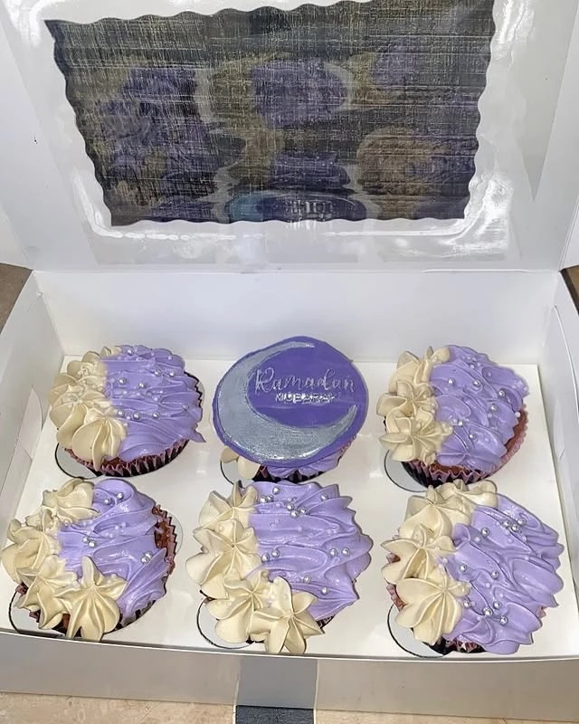 Make your Meethi Eid sweeter with our cupcakes featuring Karamellen design and sweet decorations - Sweet Eid Cupcakes Karachi By Whisk And Sift